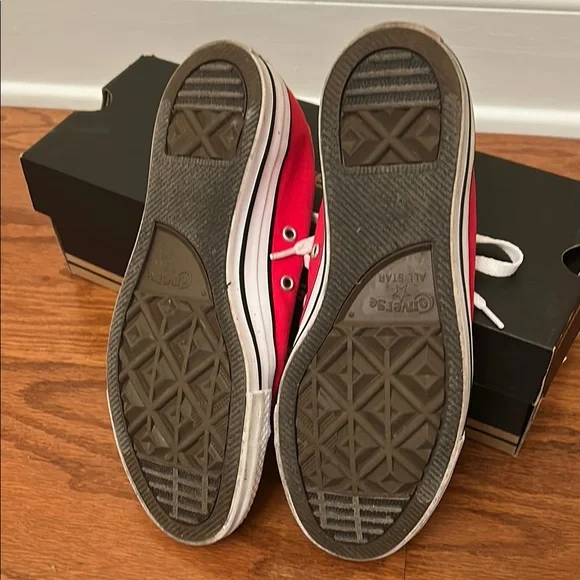 Converse Classic Red Canvas Sneakers - Picture 3 of 3